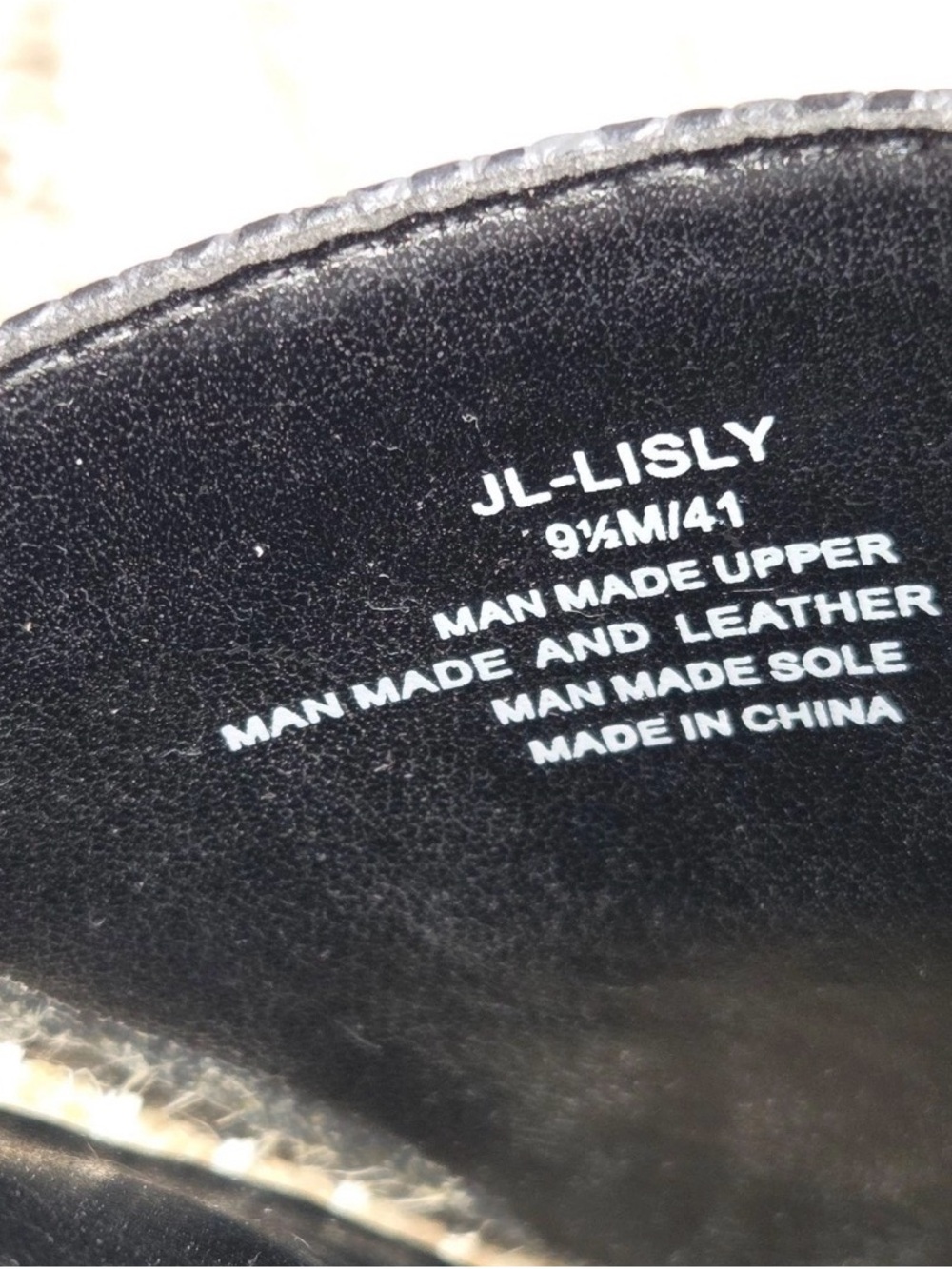 JLO Jennifer Lopez Black Reptile Pattern Leather Platform Sandals Size 9.5M/41 - Picture 9 of 9